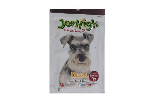 JerHigh Duck Stick Dog Treats with Real Chicken, 70 gms