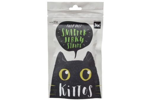 Kittos Snapper Jerky Strips Cat Treats (Pack of 2)