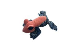 Nutrapet Fluffy Frog Jute Dog Toy