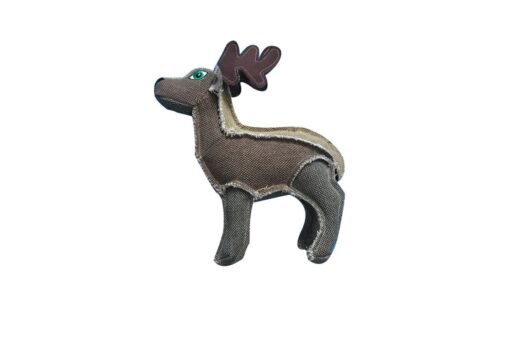 Nutrapet Plush Deer Jute Dog Toy