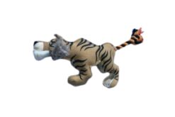 Nutrapet Tough Tiger Jute Dog Toy
