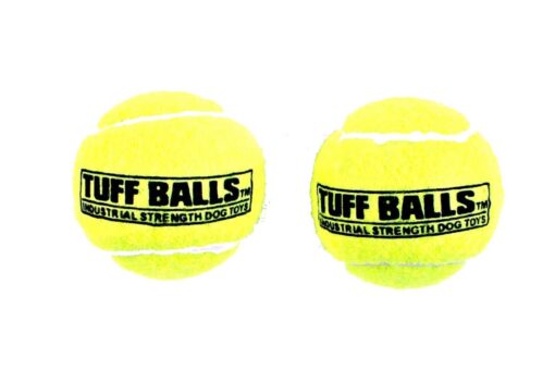 Petsport Tuff Ball Dog Toy 2 Pack -  Yellow