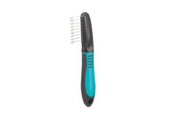 Trixie Fur Detangler Dematting Comb for Dogs & Cats with Curved Teeth
