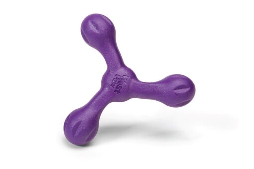 West Paw Zogoflex Echo Skamp Fetch Dog Toy - Purple