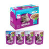Whiskas Adult Fish Selection in Jelly Wet Cat Food, 12 Pouches (12 x 85g)