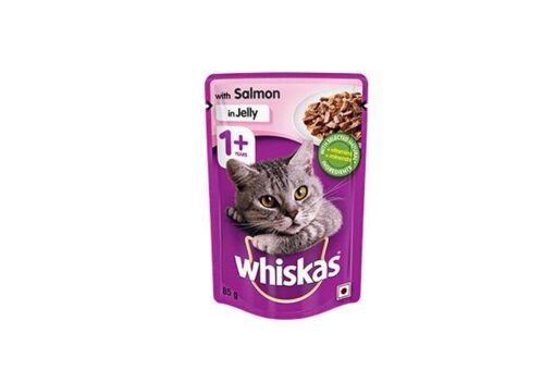 Whiskas Wet Meal Salmon in Jelly for Adult Cats, (12 x 85g) 1.02 kg