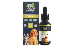 Cure by Design 500 mg CBD Hemp Oil for Dogs & Cats, 30 ml