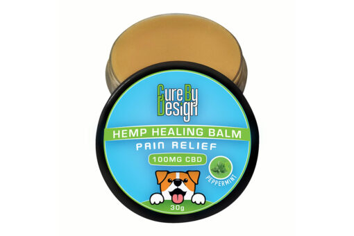 Cure by Design Hemp Healing Pain Relief Balm for Dogs & Cats, 30 gms