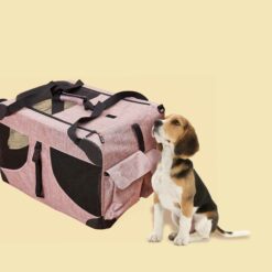 FOFOS Comfort Premium Outdoor Dog & Cat Carrier - Pink