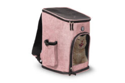 FOFOS Expandable Foldable Backpack Dog & Cat Carrier - Pink