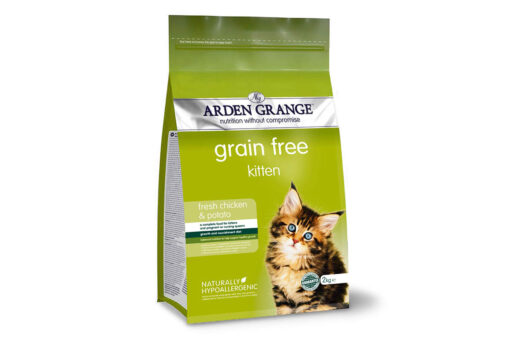 Arden Grange Grain Free Fresh Chicken & Potato Dry Kitten Food (All Breeds)