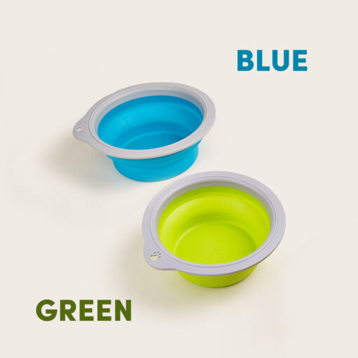 FOFOS Silicone Collapsible Travel Bowl - Green