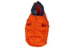 Pet Snugs Hooded Waterproof Bomber Jacket - Orange