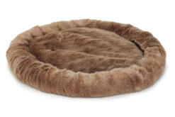 Barks & Wags Chocolate Donut Dog & Cat Bolster Bed