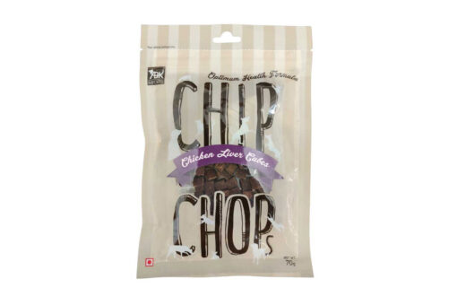 Chip Chops Dog Treats - Chicken Liver Cubes, 70 gms