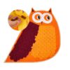 FOFOS Interactive Snuffle Activity Mat - Owl