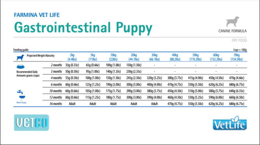 Farmina Vet Life Gastrointestinal Puppy Formula Dry Dog Food
