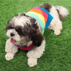 Woofs n Wags Pepper Pride Hand-knitted Acrylic Sweater for Dogs