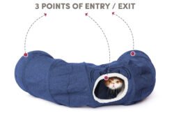 FOFOS Catboy Tunnel Half Donut – Blue