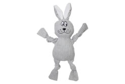 FOFOS Fluffy Rabbit Squeaky Dog Toy