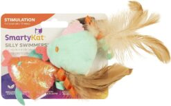 Smartykat Silly Swimmers Goldfish Catnip Cat Toy (Set Of 2)