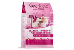 Wag & Love Salmon, Turkey & Chicken Dry Cat Food (All Breeds & Life Stages)