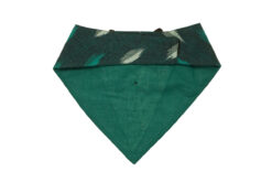 Floof & Co Green Tux Bandana with Black Bow for Dogs123