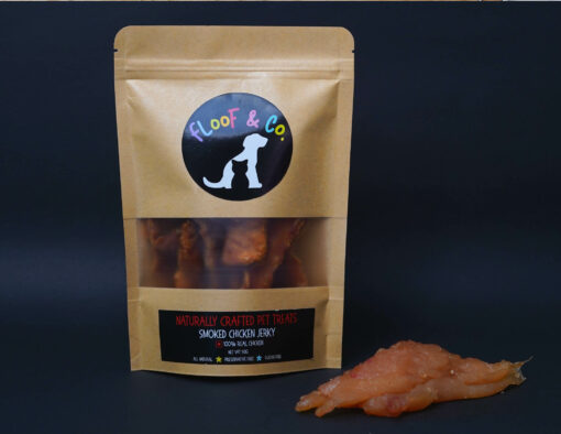 Floof & Co Smoked Chicken Jerky Dog Treats, 70 gms