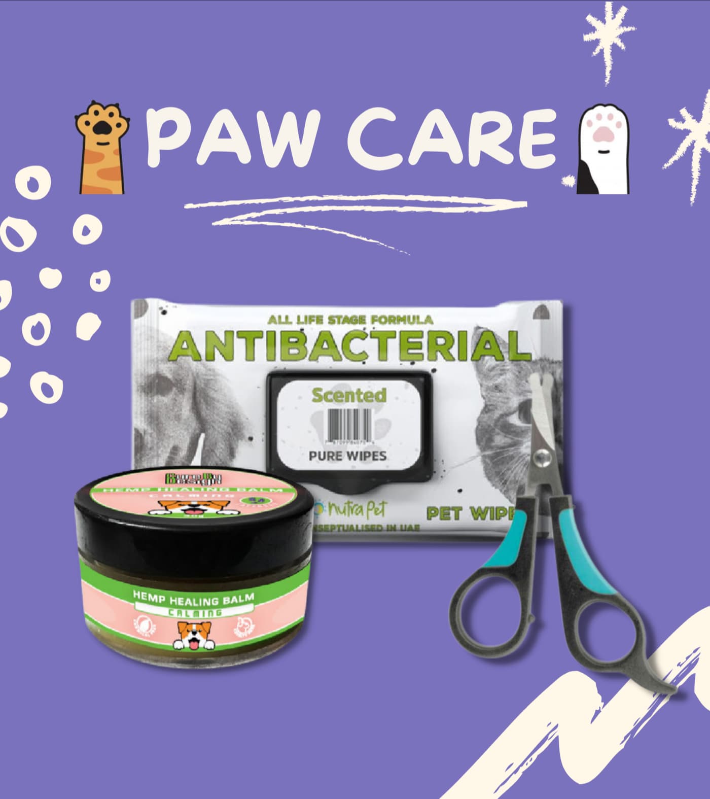 pet paw care products