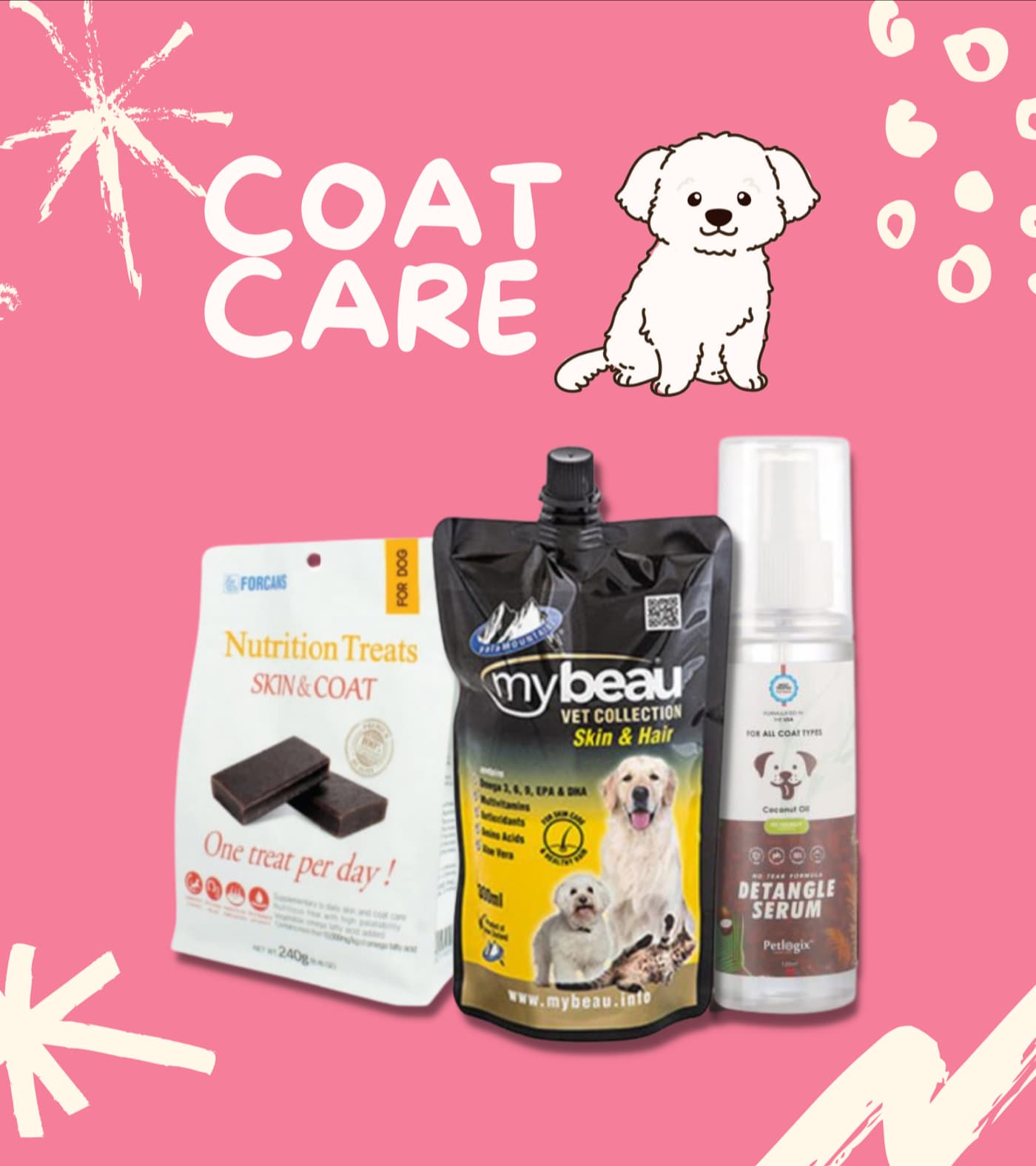 pet coat care products