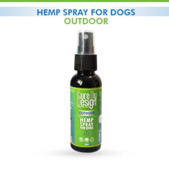 Cure by Design Hemp Outdoor Tick & Flea Spray for Dogs, 50ml 1
