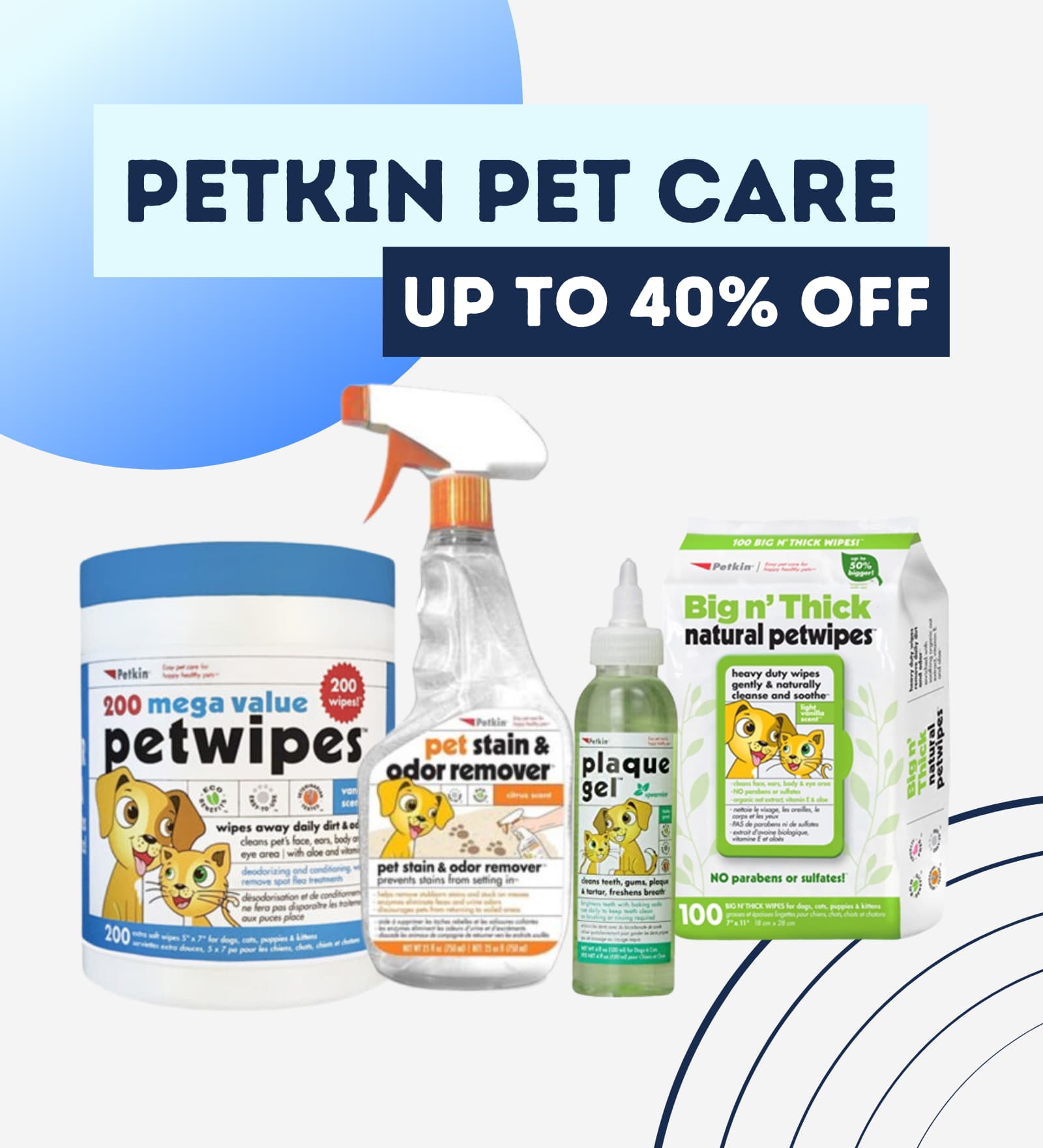 deal on petkin pet care - upto 40% off