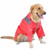 Barks & Wags Microfiber Dog Raincoat - Red-1