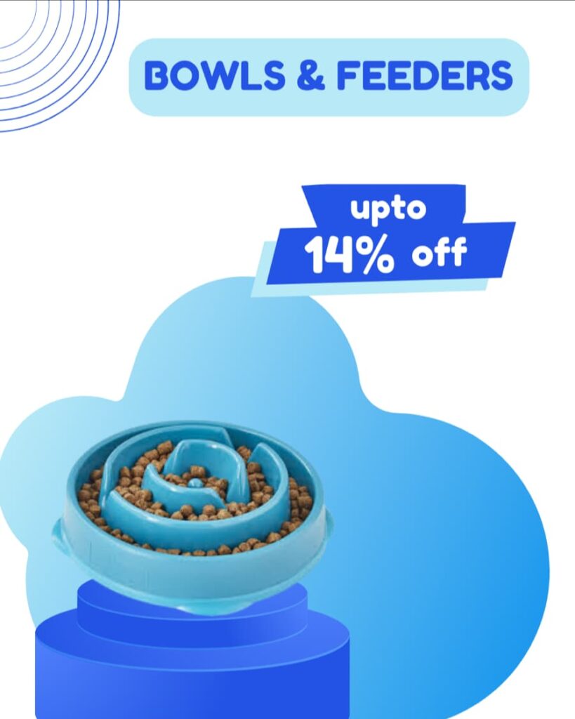 deals on bowls and feeders- upto 14%off