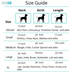 dog-o-bow shirt Size Guide