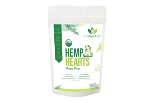 Healing Leaf Hemp Hearts for Dogs & Cats, 100g