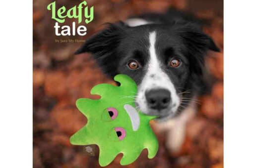 Jazz My Home Leafy Tales Plush Dog Toy