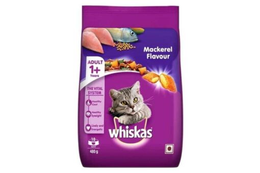 Whiskas Mackerel Flavour Adult  Dry Cat Food