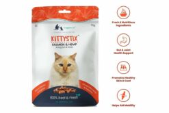 Wiggles Kittystix Cat Treats for Kittens Kitty Soft - Salmon & Hemp