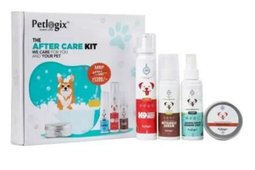 Petlogix 4 in 1 After Care Kit for Dogs and Puppies Pet Spa Kit