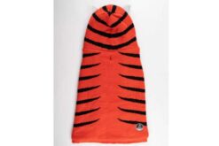 Petsnugs Tiger Knit Sweater for Dogs & Cats -Black & Orange