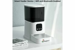 DogzKart Automatic Pet Feeder | Dog Cat Food Feeder | Smart Feeder Device Wifi And Bluetooth Enabled
