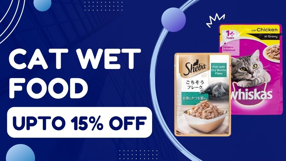 cat wet food - upto 15% off