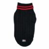 Pawgypets High Neck Cable Knit Sweater: Black