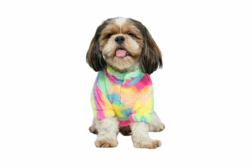 Pawgy Pets Rainbow Fur Sweater