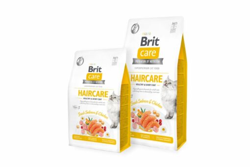 Brit Care Grain-Free Haircare Healthy & Shiny Coat Dry Cat Food