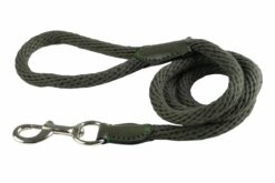 TopDog Premium Cotton Rope Leash - Olive, Large