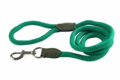 TOPDOG PREMIUM Nylon Rope Leash - Teal Green, Large