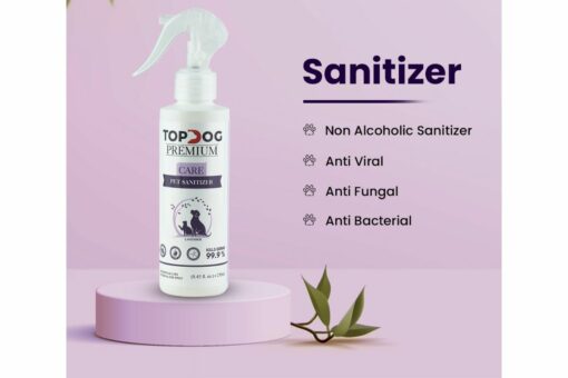 TopDog Premium Pet Deodorizer & Sanitizer - Lavender, 250 ML