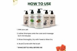 TopDog Premium 2 in 1 Conditioning Shampoo- Green Apple, 500 ML